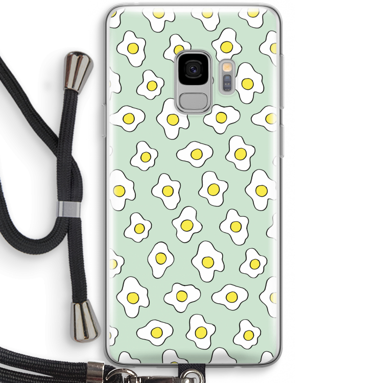Spiegeleitjes: Samsung Galaxy S9 Transparant Hoesje met koord