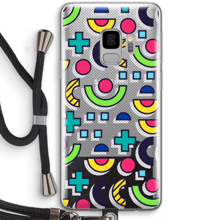 8-bit N°6: Samsung Galaxy S9 Transparant Hoesje met koord