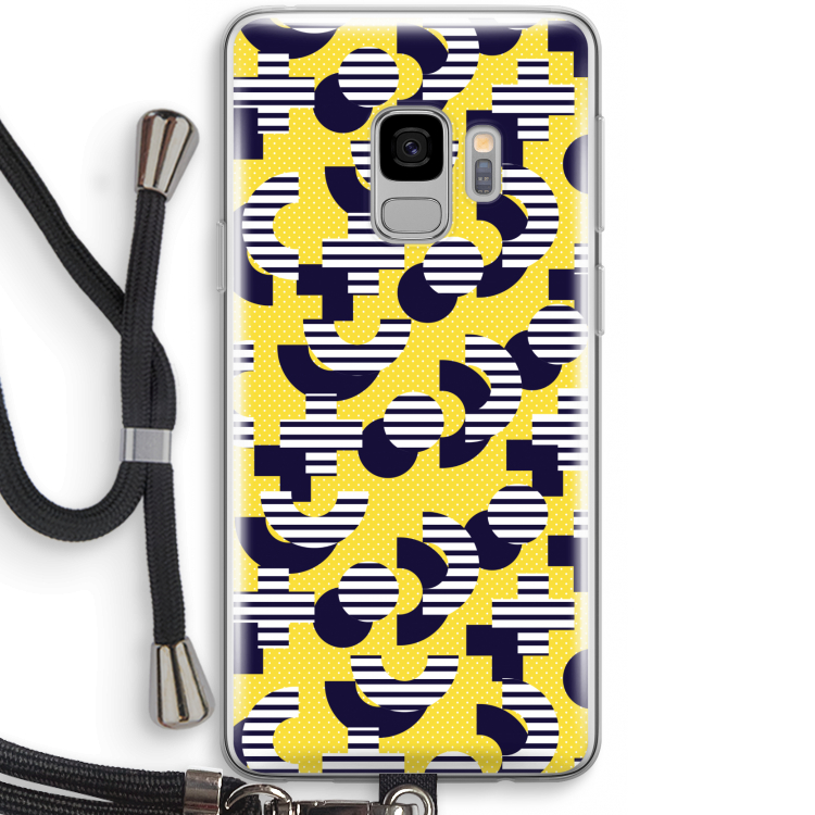 8-bit N°3: Samsung Galaxy S9 Transparant Hoesje met koord