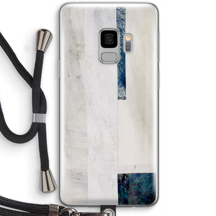 Meet you there: Samsung Galaxy S9 Transparant Hoesje met koord