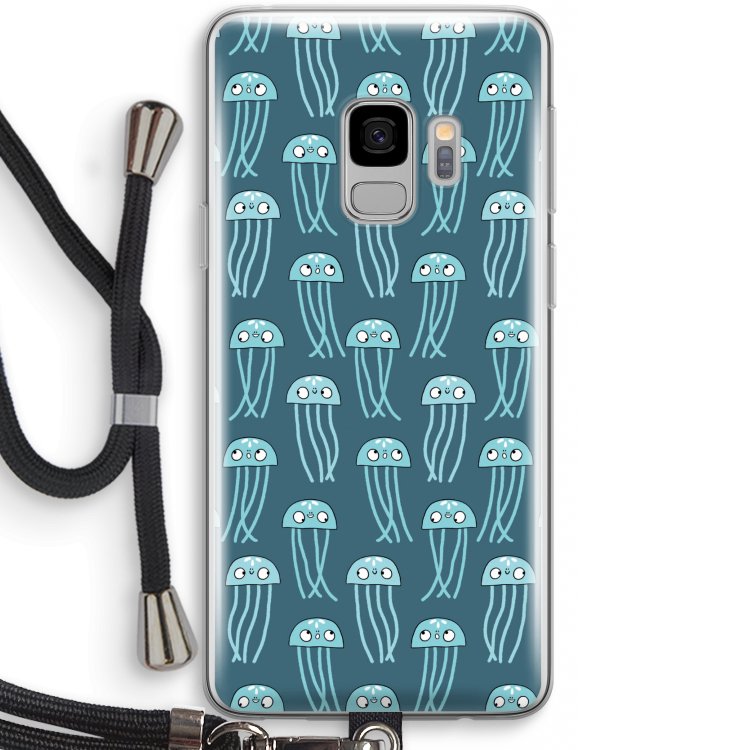 Kwallie: Samsung Galaxy S9 Transparant Hoesje met koord