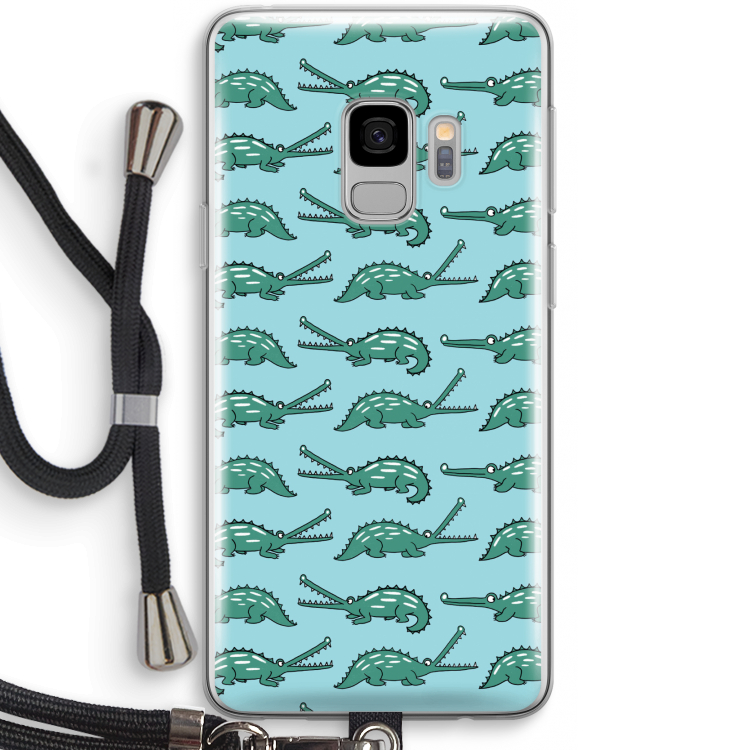 Kroko: Samsung Galaxy S9 Transparant Hoesje met koord
