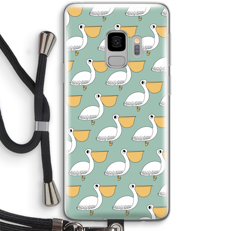 Pelican: Samsung Galaxy S9 Transparant Hoesje met koord