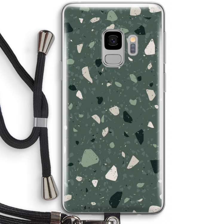Terrazzo N°19: Samsung Galaxy S9 Transparant Hoesje met koord