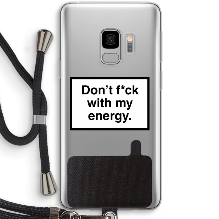 My energy: Samsung Galaxy S9 Transparant Hoesje met koord