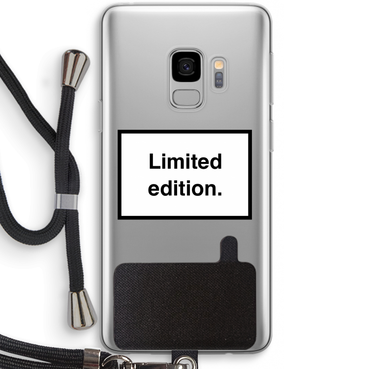 Limited edition: Samsung Galaxy S9 Transparant Hoesje met koord