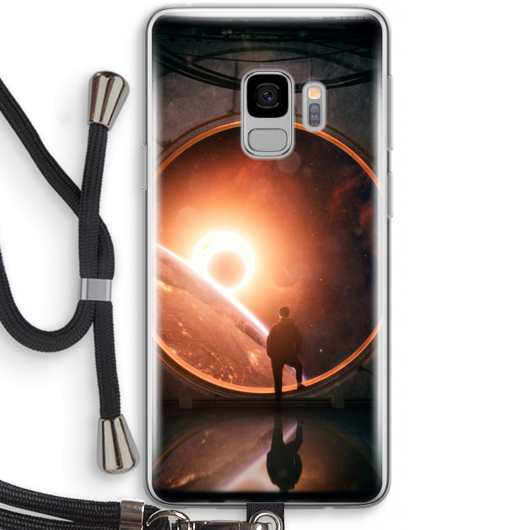 Ephemeral: Samsung Galaxy S9 Transparant Hoesje met koord