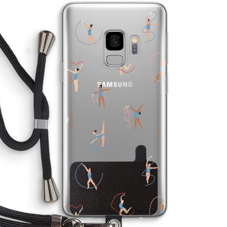 Dancing #3: Samsung Galaxy S9 Transparant Hoesje met koord