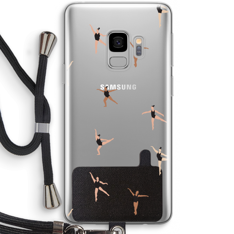 Dancing #1: Samsung Galaxy S9 Transparant Hoesje met koord