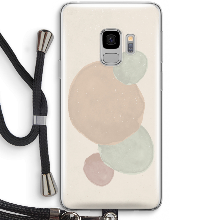 Geo #9: Samsung Galaxy S9 Transparant Hoesje met koord