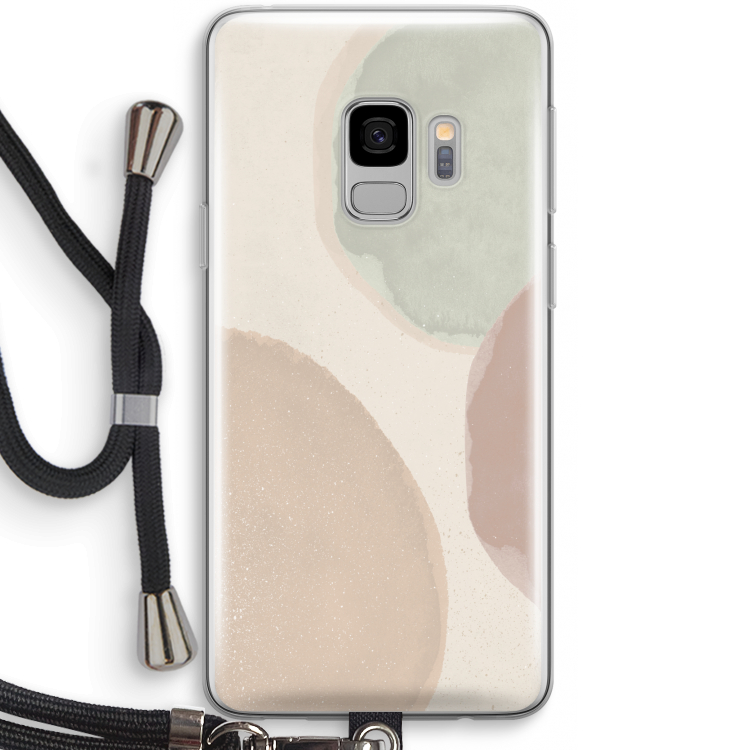 Geo #8: Samsung Galaxy S9 Transparant Hoesje met koord