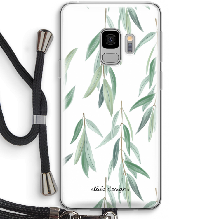 Branch up your life: Samsung Galaxy S9 Transparant Hoesje met koord