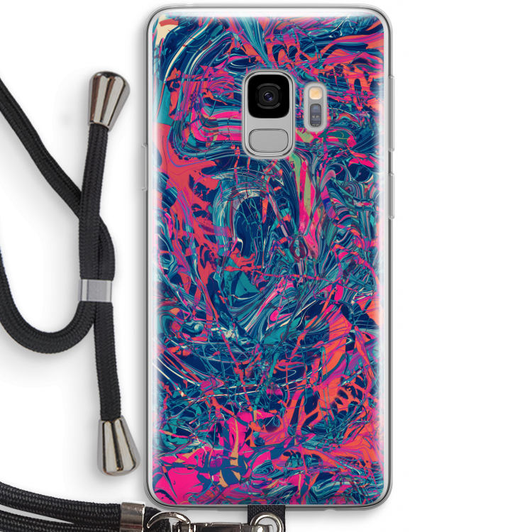 Sleeping Dreams: Samsung Galaxy S9 Transparant Hoesje met koord