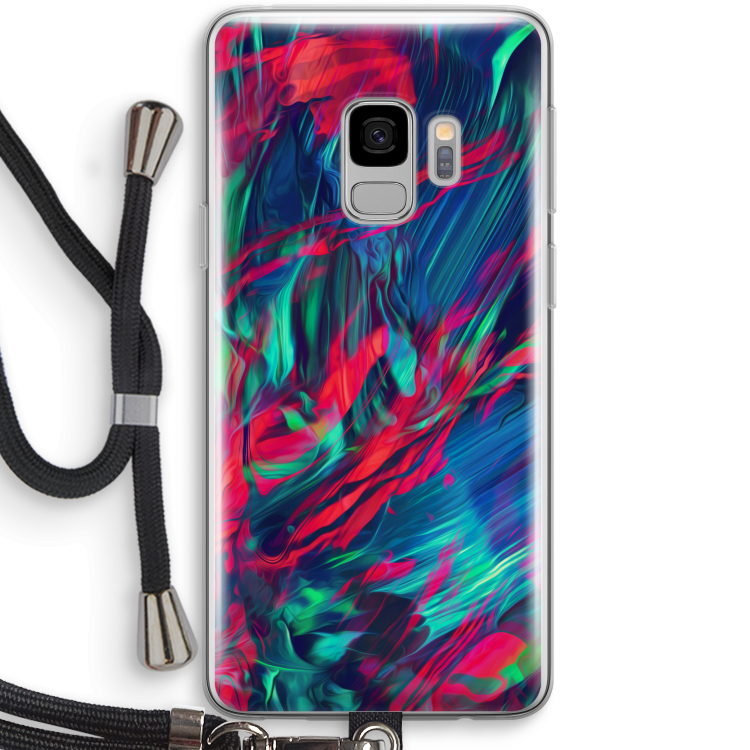 Pilgrims Of The Sea: Samsung Galaxy S9 Transparant Hoesje met koord