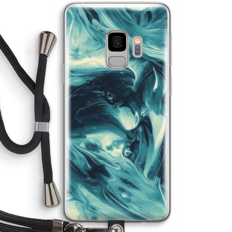 Dreaming About Whales: Samsung Galaxy S9 Transparant Hoesje met koord