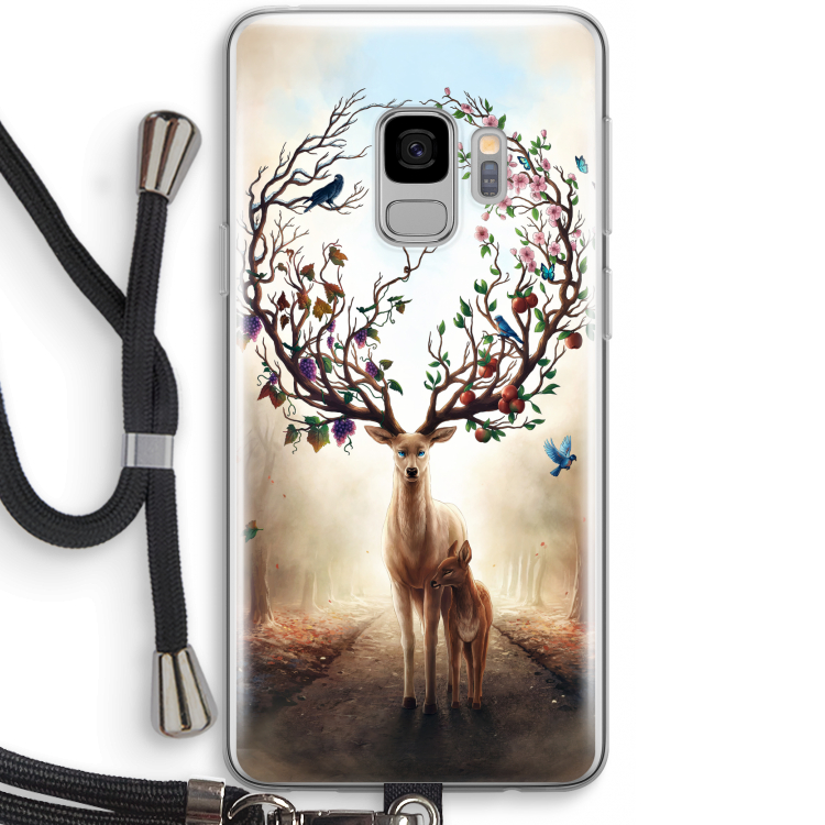 Seasons Change: Samsung Galaxy S9 Transparant Hoesje met koord