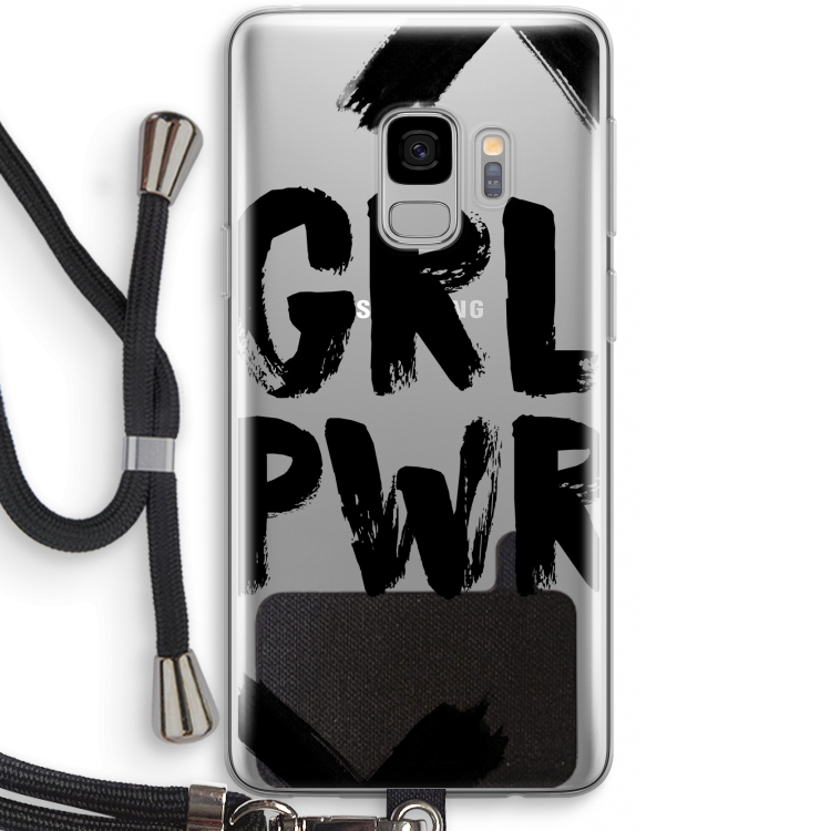 Girl Power #2: Samsung Galaxy S9 Transparant Hoesje met koord