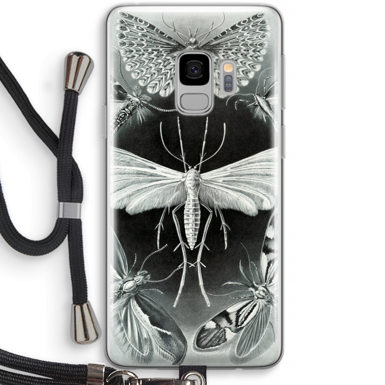 Haeckel Tineida: Samsung Galaxy S9 Transparant Hoesje met koord
