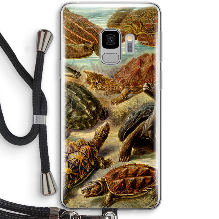 Haeckel Chelonia: Samsung Galaxy S9 Transparant Hoesje met koord