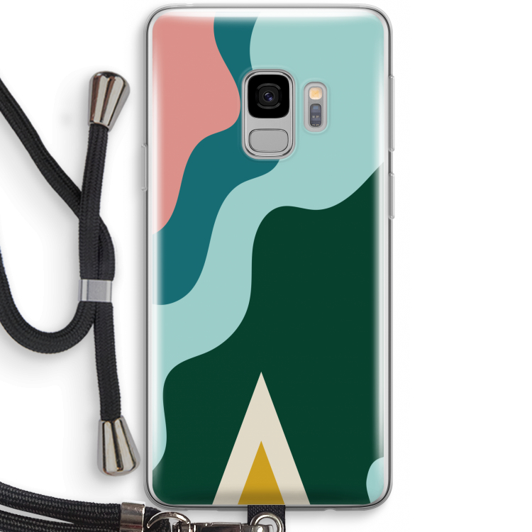 Noor B: Samsung Galaxy S9 Transparant Hoesje met koord