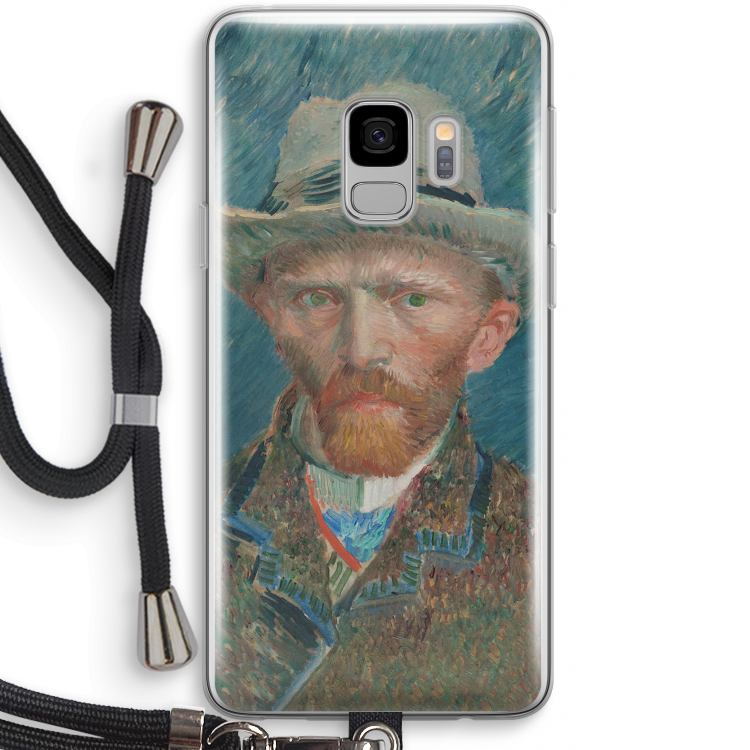 Van Gogh: Samsung Galaxy S9 Transparant Hoesje met koord