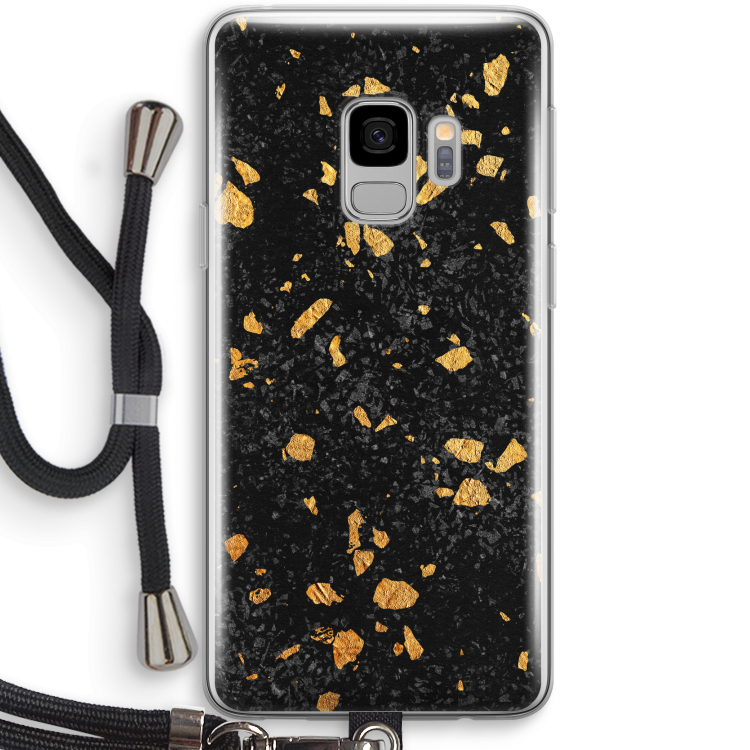 Terrazzo N°7: Samsung Galaxy S9 Transparant Hoesje met koord