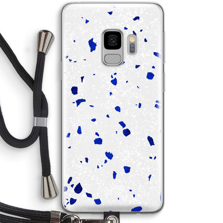 Terrazzo N°5: Samsung Galaxy S9 Transparant Hoesje met koord