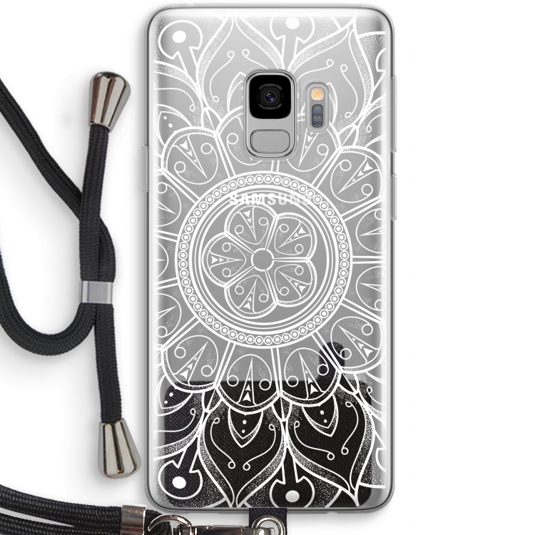 Roses Are Red: Samsung Galaxy S9 Transparant Hoesje met koord
