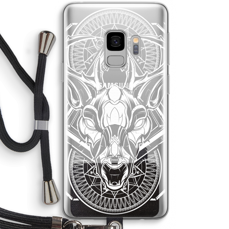 Oh Deer: Samsung Galaxy S9 Transparant Hoesje met koord