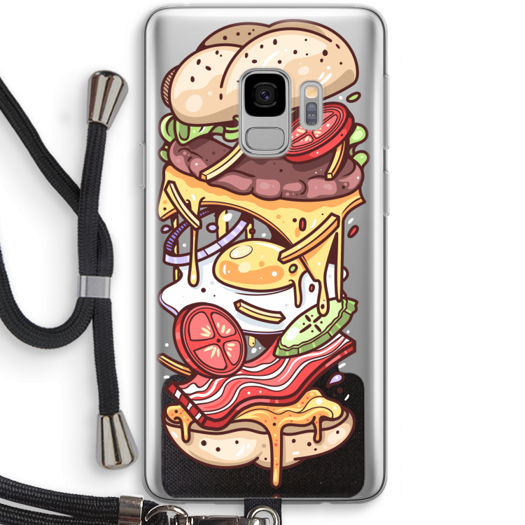 Diet Coke Please: Samsung Galaxy S9 Transparant Hoesje met koord