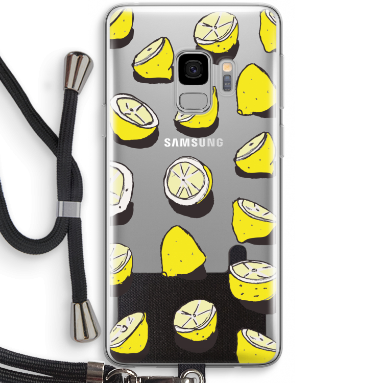 When Life Gives You Lemons...: Samsung Galaxy S9 Transparant Hoesje met koord