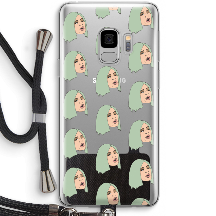 King Kylie: Samsung Galaxy S9 Transparant Hoesje met koord