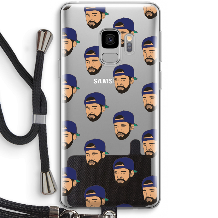 Drake Away: Samsung Galaxy S9 Transparant Hoesje met koord