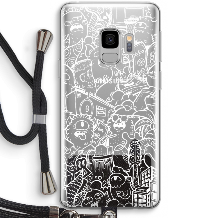 Vexx City #2: Samsung Galaxy S9 Transparant Hoesje met koord