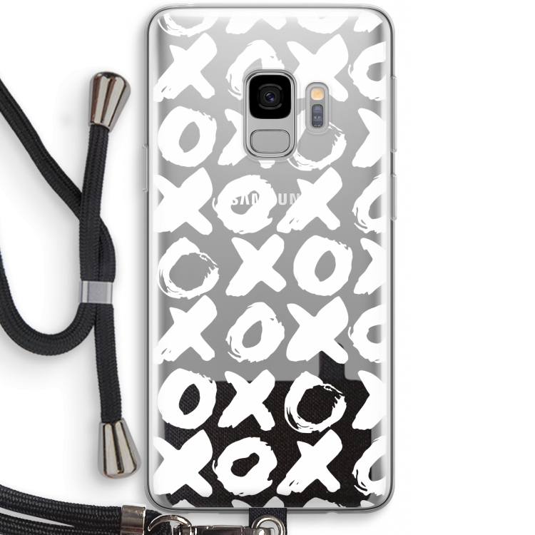 XOXO: Samsung Galaxy S9 Transparant Hoesje met koord