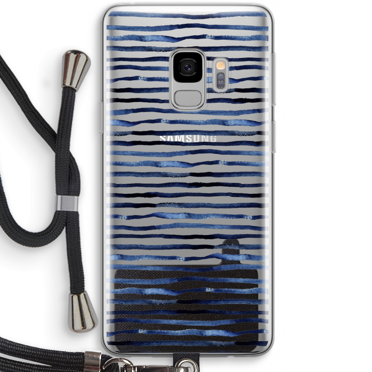 Verrassende lijnen: Samsung Galaxy S9 Transparant Hoesje met koord