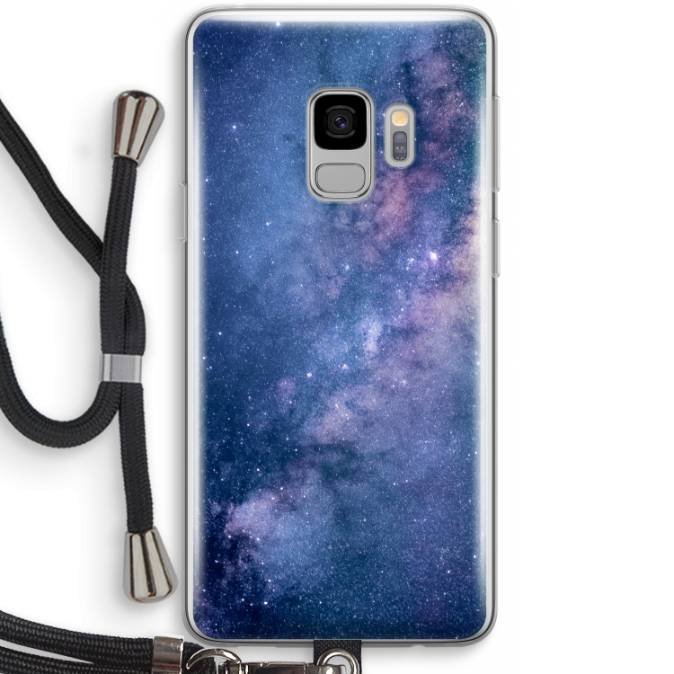 Nebula: Samsung Galaxy S9 Transparant Hoesje met koord