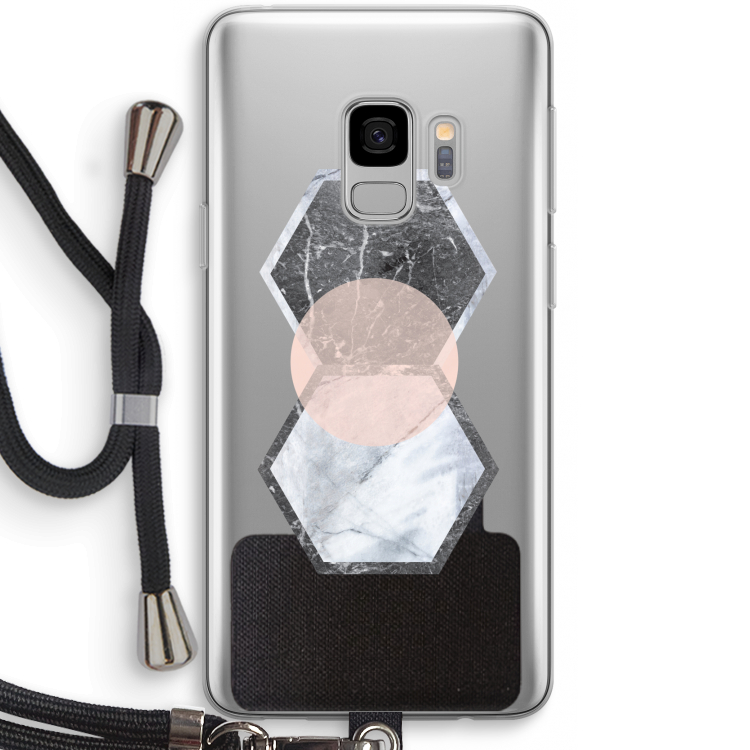 Creatieve toets: Samsung Galaxy S9 Transparant Hoesje met koord
