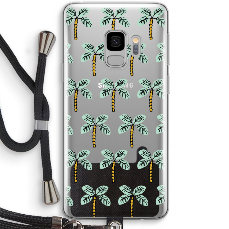 Paradise: Samsung Galaxy S9 Transparant Hoesje met koord