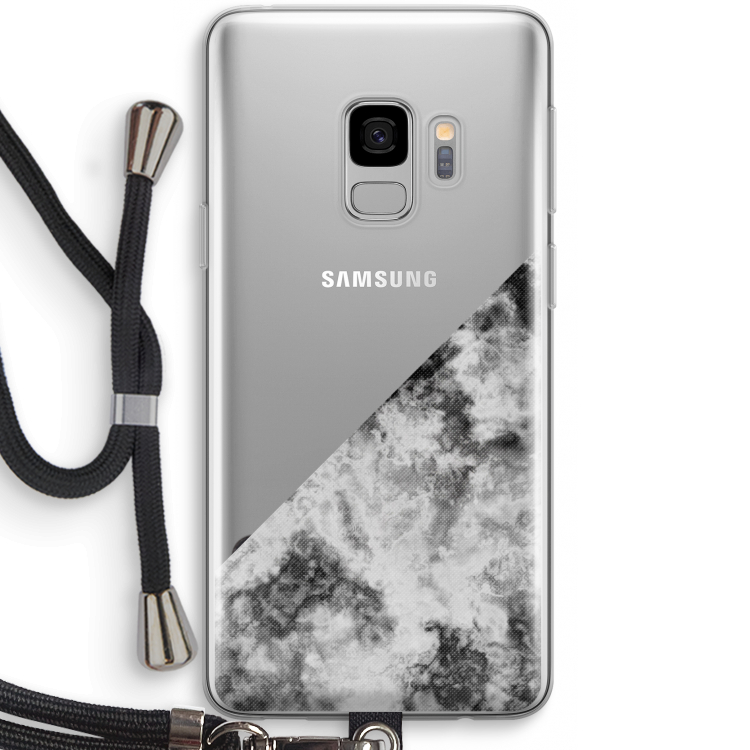 Onweer: Samsung Galaxy S9 Transparant Hoesje met koord