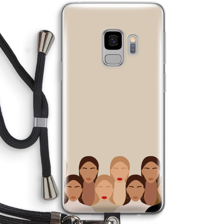 Girls girls girls: Samsung Galaxy S9 Transparant Hoesje met koord