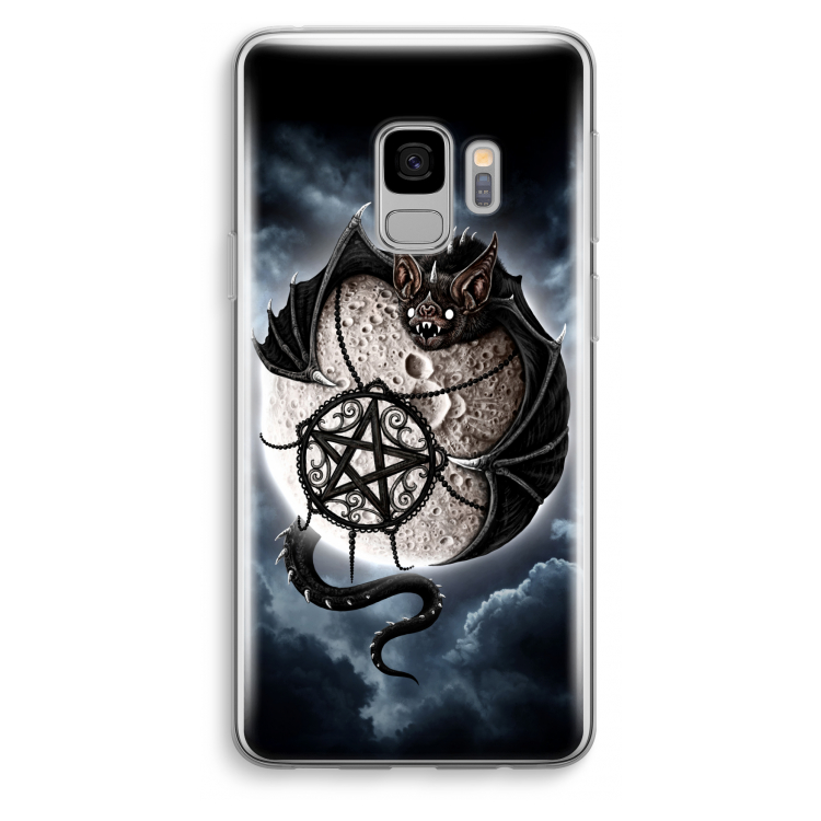 Volle maan: Samsung Galaxy S9 Transparant Hoesje