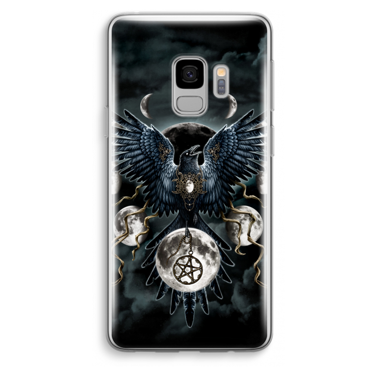 Sinister Wings: Samsung Galaxy S9 Transparant Hoesje