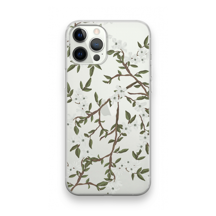 Blossoming spring: iPhone 12 Pro Transparant Hoesje