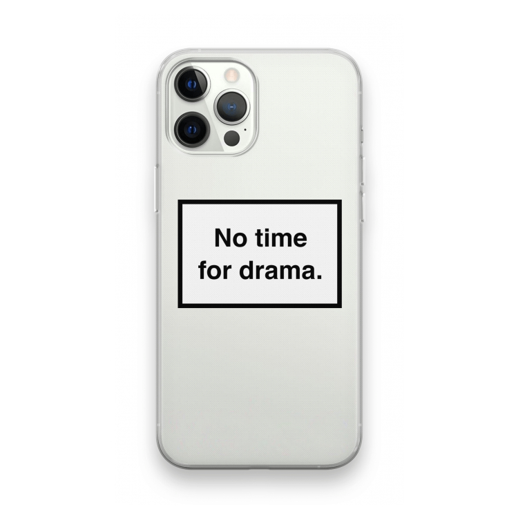 No drama: iPhone 12 Pro Transparant Hoesje
