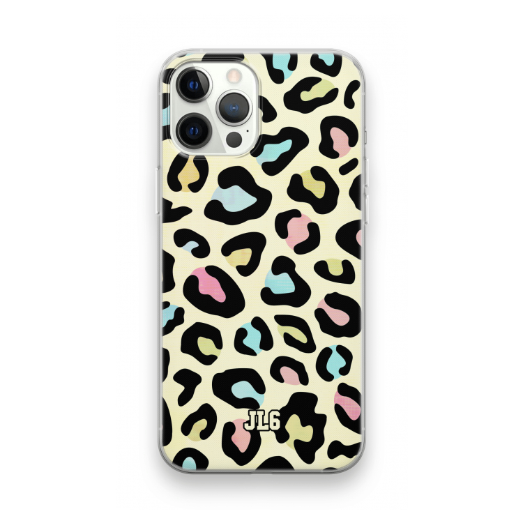 Leopard pattern: iPhone 12 Pro Transparant Hoesje