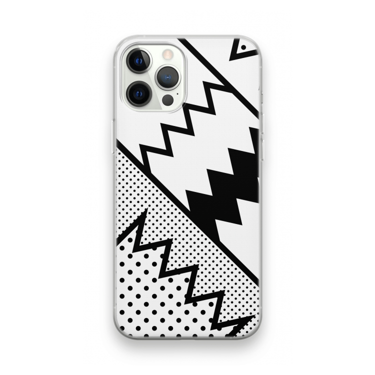 Pop Art #5: iPhone 12 Pro Transparant Hoesje