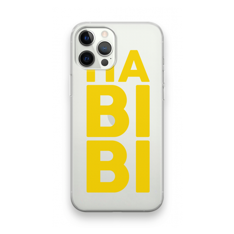 Habibi Majorelle : iPhone 12 Pro Transparant Hoesje