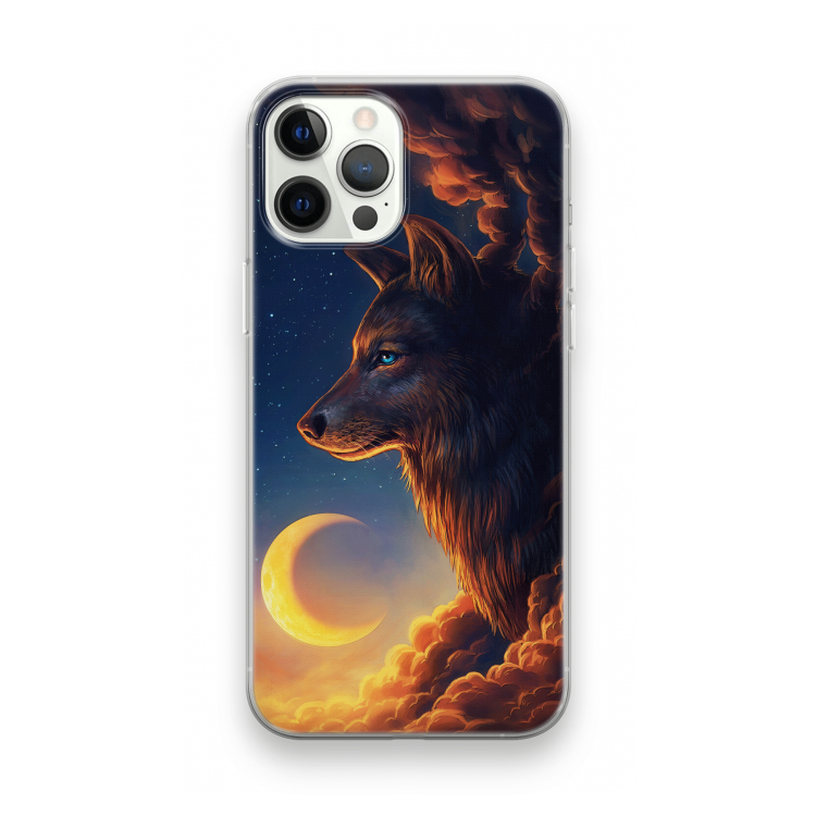 Night Guardian: iPhone 12 Pro Transparant Hoesje