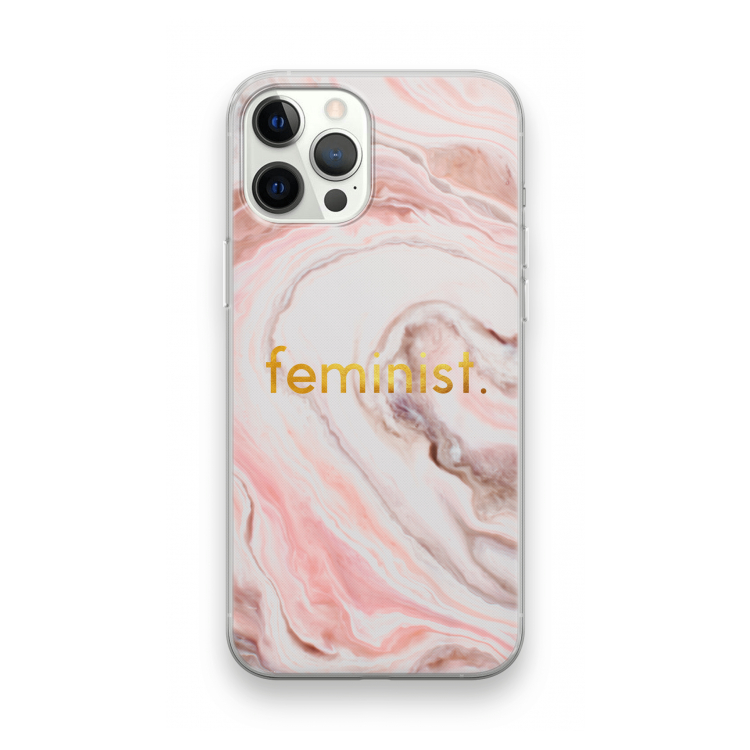 Feminist: iPhone 12 Pro Transparant Hoesje